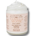 Nude Ritual Whipped Tallow Balm – 100% Grass-Fed Face & Body Cream Moisturizer – Natural Skincare for Dry & Sensitive Skin – 4 oz (Vanilla Moon – Madagascar Vanilla Bean)