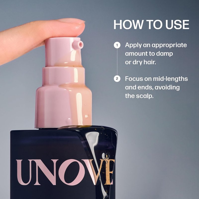 UNOVE Silk Oil Essence Hair Serum - Nourishing Lightweight Oil for Dry, Frizzy Hair | 70ml/2.4fl.oz