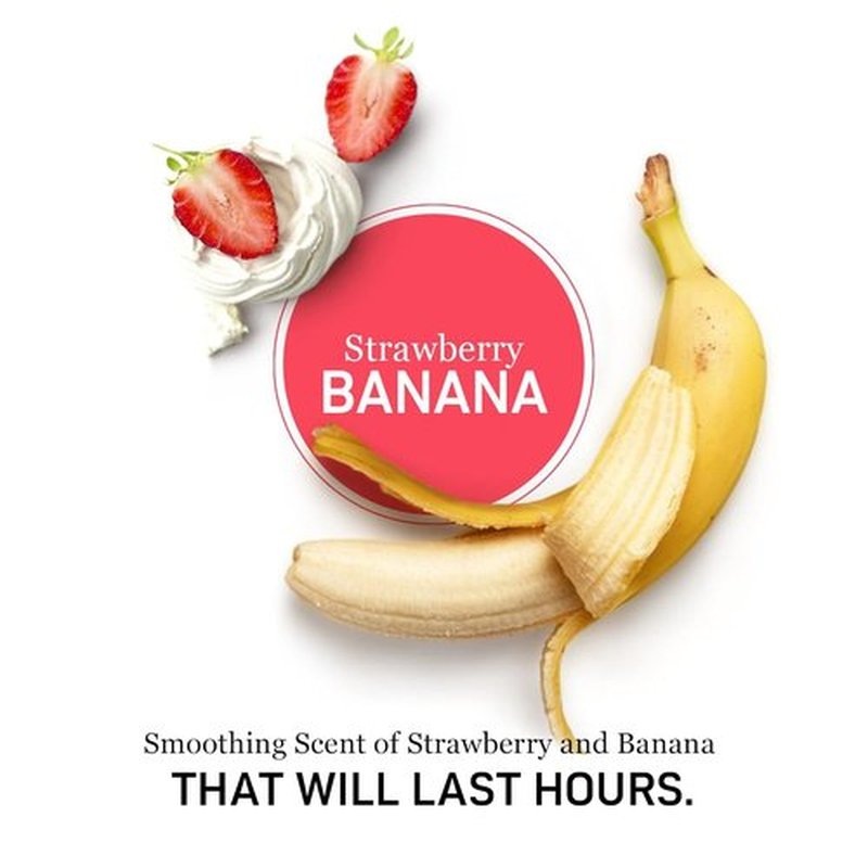 Strawberry Banana Hair Care Set - Smoothing Shampoo, Conditioner & Mask for Frizz Control | Natural & Sulfate-Free