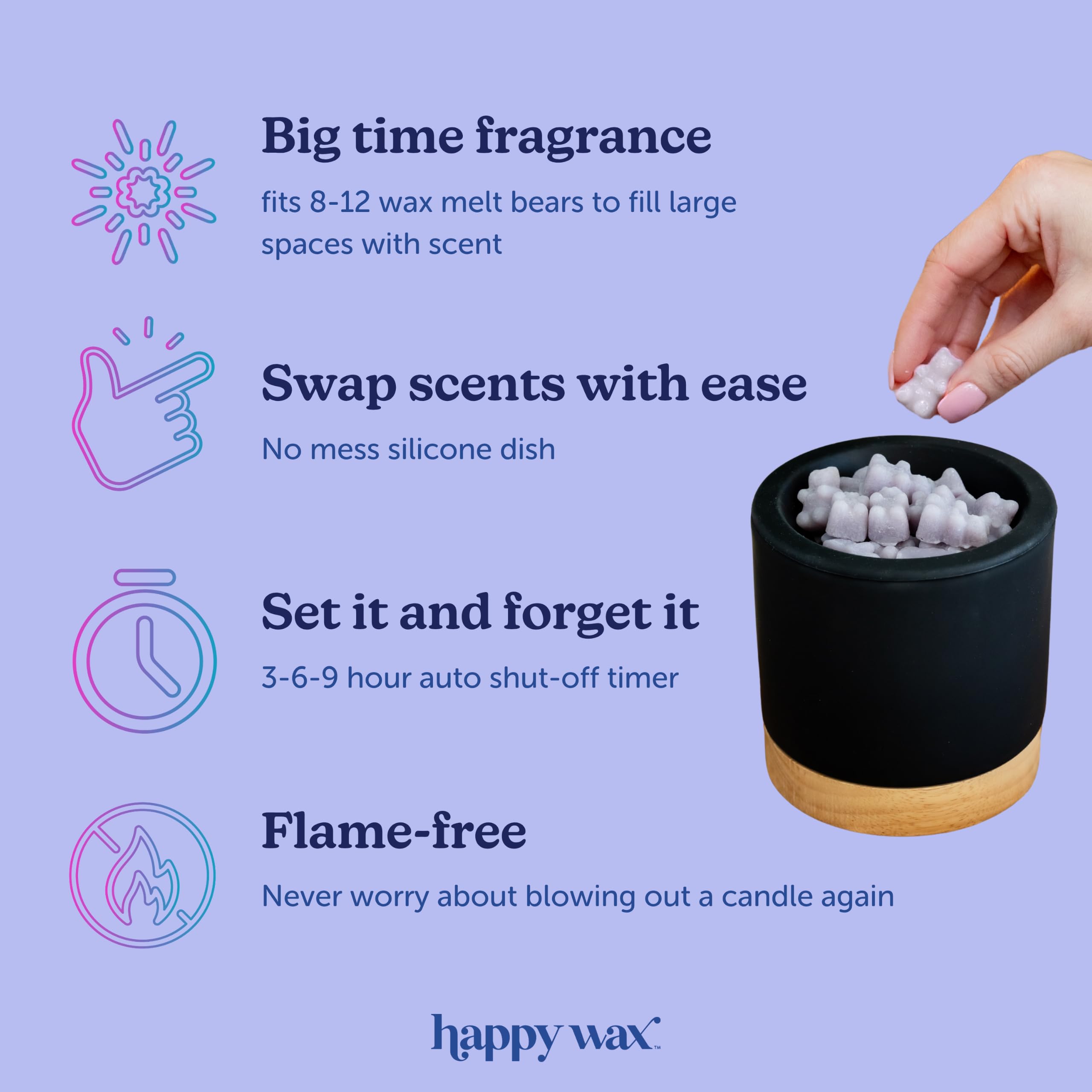 Happy Wax Mod Max XL Warmer