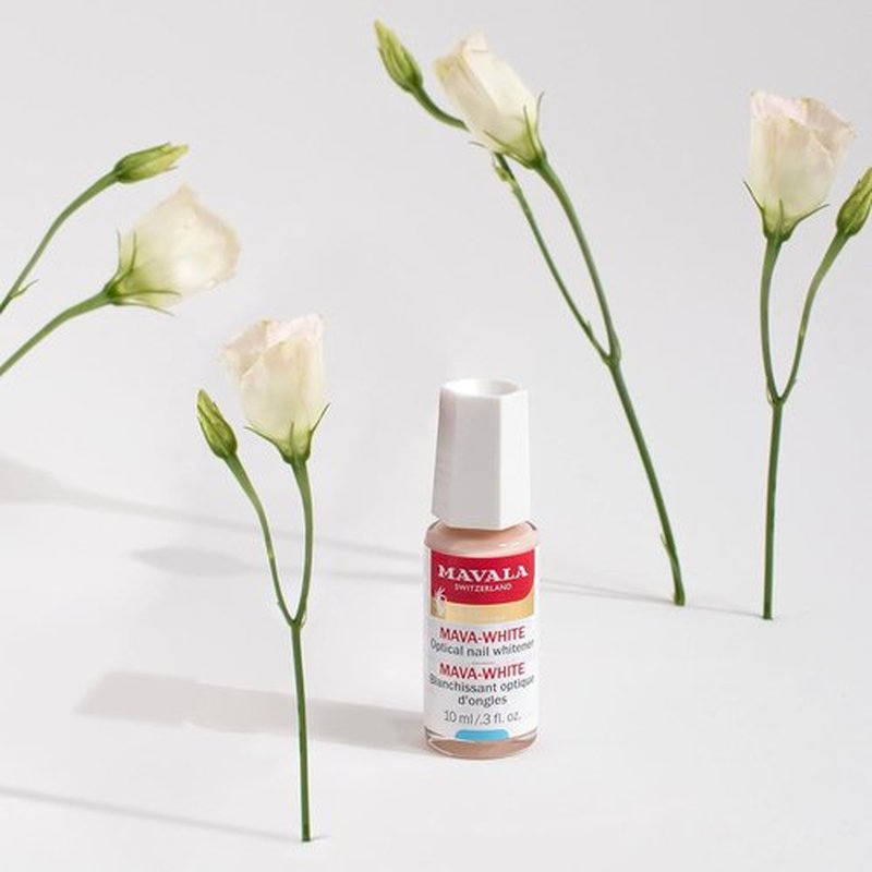 MAVALA Switzerland Mava-White Optical Nail Whitener - Brighten & Conceal Stains | 10ml/0.3oz