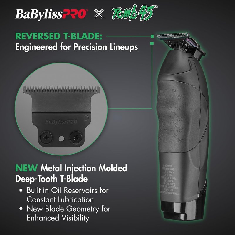 BaBylissPRO Wireless-Charging Clipper & Trimmer Set | Professional Grooming Tool