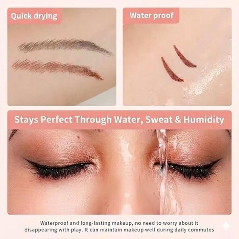 Foldable Eyeliner Stamp Pen - Dual-Ended Wing Stamps for Perfect Cat Eye | Waterproof, Smudge-Proof, Long-Lasting Black