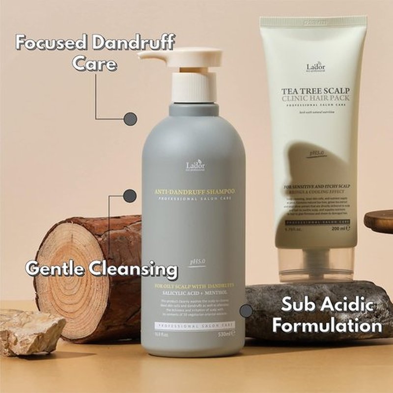 LA'DOR Anti-Dandruff Shampoo - Gently Cleanses Oily Scalp, Alleviates Itching | 16.9 fl. oz.