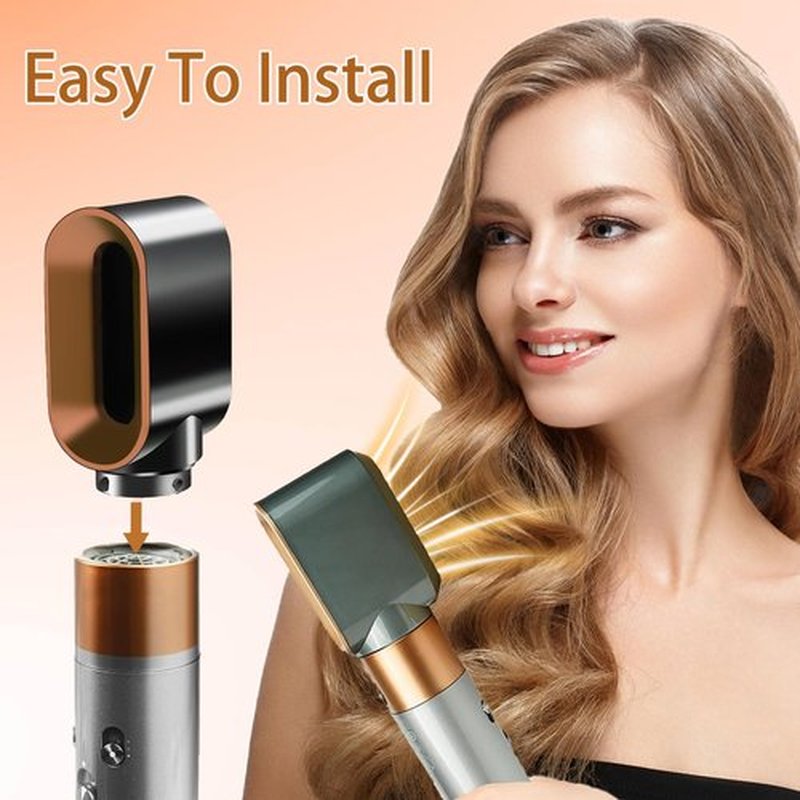 Pre-Styling Dryer Attachment Nozzle Replacement for Dyson Airwrap Styler Accessories, Fast Drying Attachment, Part No. 969759-01, Nickel/Copper