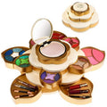CoralBeau All In One Makeup Kit for Teens and Women - Flower Makeup Set for Girls 10-12 - Pigmented Eyeshadows, Lip Creams, Blushes, Concealer and Mirror - Full Starter Makeup Gift Set for Beginners