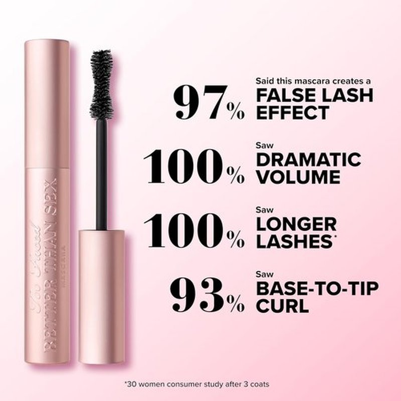 Too Faced Better Than Sex Volumizing Mascara - Dramatic Volume & Length | Cruelty-Free Formula