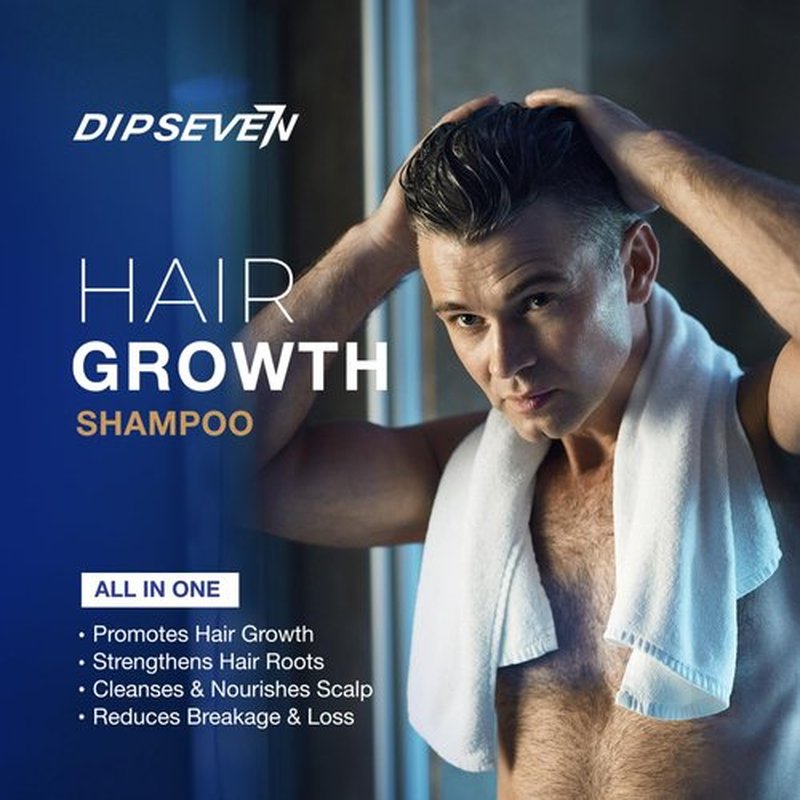 Biotin Hair Growth Shampoo for Men: Powerful Cleaning, Thickening & Strengthening Formula for Hair Loss & Thinning Hair, DHT-Blocking Root Activator with Biotin, Caffeine & Tea Tree Oil, 13.5 fl oz