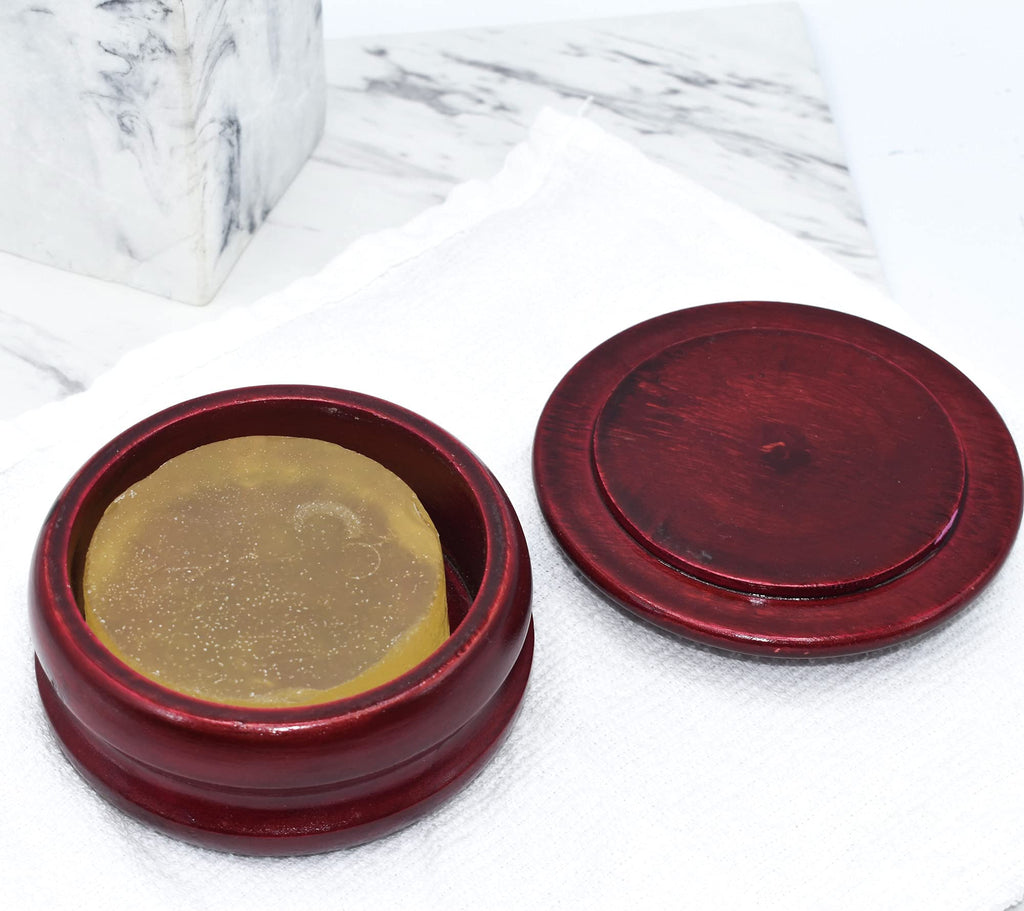 Parker Genuine Dark Mango Wood Shaving Soap Bowl - High Lustre Finish