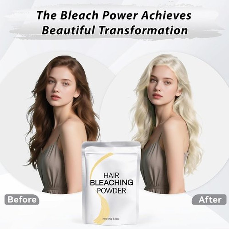 Regine Switzerland Hair Bleach Powder - Professional Lightening Formula for DIY Blonde Highlights | 100g/3.53oz