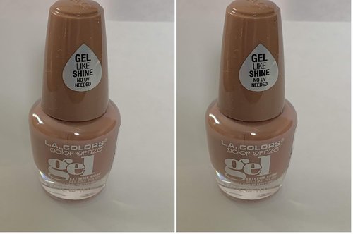 L.A. COLORS Nude Gel Polish, Nudie CNL411 (Pack of 2)