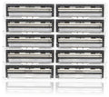 100 Personna Twin 2 ( TWIN II ) Razor blades - Compatible with GIllette's Trac 2 Razor system
