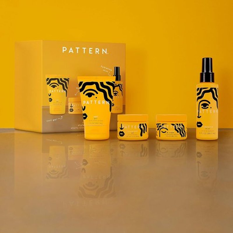 PATTERN Beauty Mini Stylers Kit - Hydrating Mist, Curl Gel & Cream for Curly Hair | 3 Fl Oz