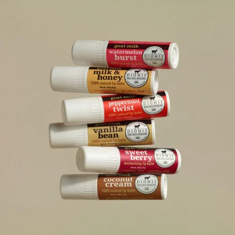 Dionis Goat Milk Lip Balm Candy Box 0.28oz (Pack of 6)
