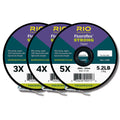 RIO Products Fly Fishing FLUOROFLEX Strong Tippet 3-Pack 3X-5X