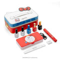 APRÉS x Hello Kitty® Gel-X Nail Extension Kit w/ Natural Almond Bow Cut Nail Tips, Extend Gel, Bonder, Gel-X Prep, Sanrio Omni Light
