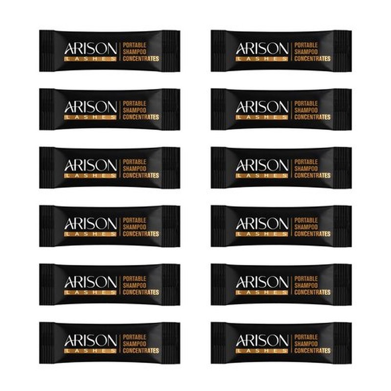 ARISON LASHES Shampoo Concentrate for Eyelash Extensions Lash Cleaning Hypoallergenic and Non-irritation Cleanser for Personal Travel or Home(Unscente)