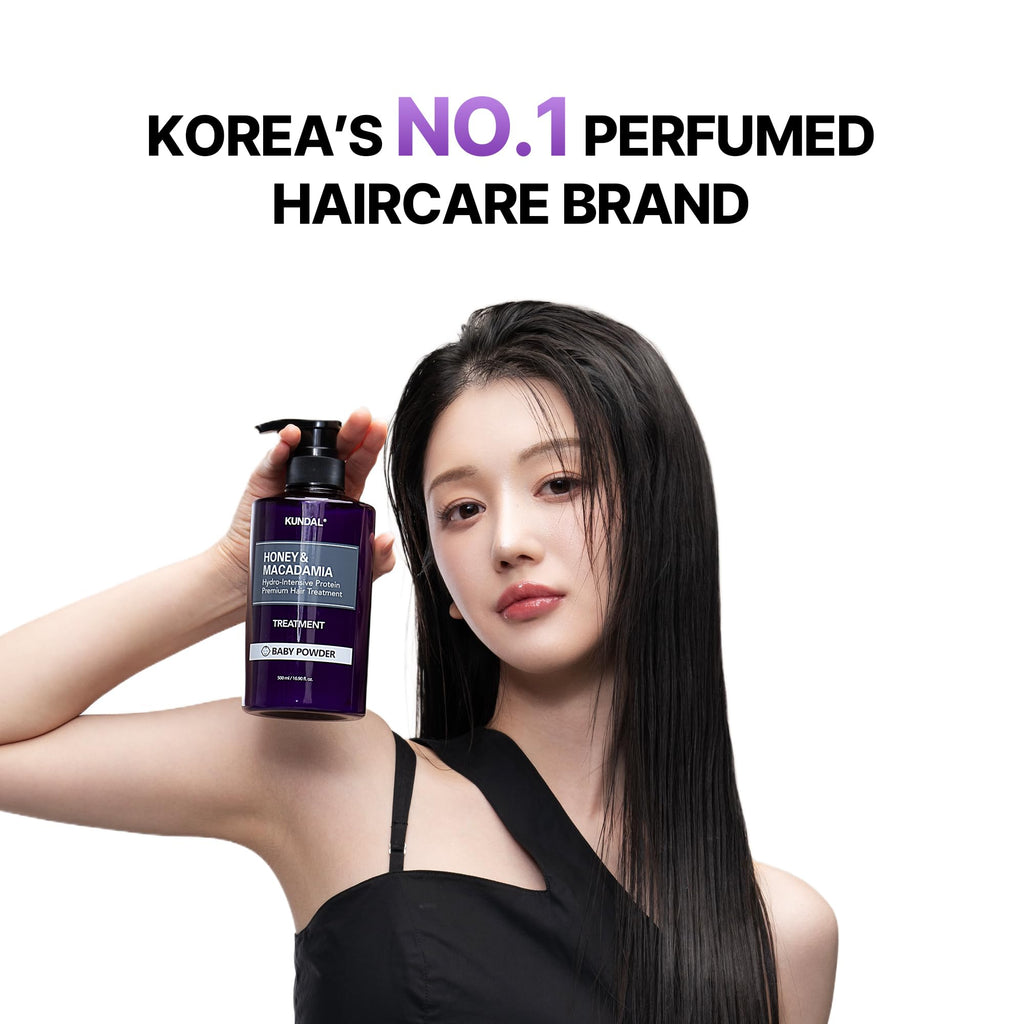 KUNDAL Honey & Macadamia Korean Hair Care Shampoo & Conditioner Limited Edition White Musk Set, 16.9 Fl Oz, Pack of 2 - Salon Quality, Long Lasting Scent, Moisturizing, Argan Oil, Sulfate Free