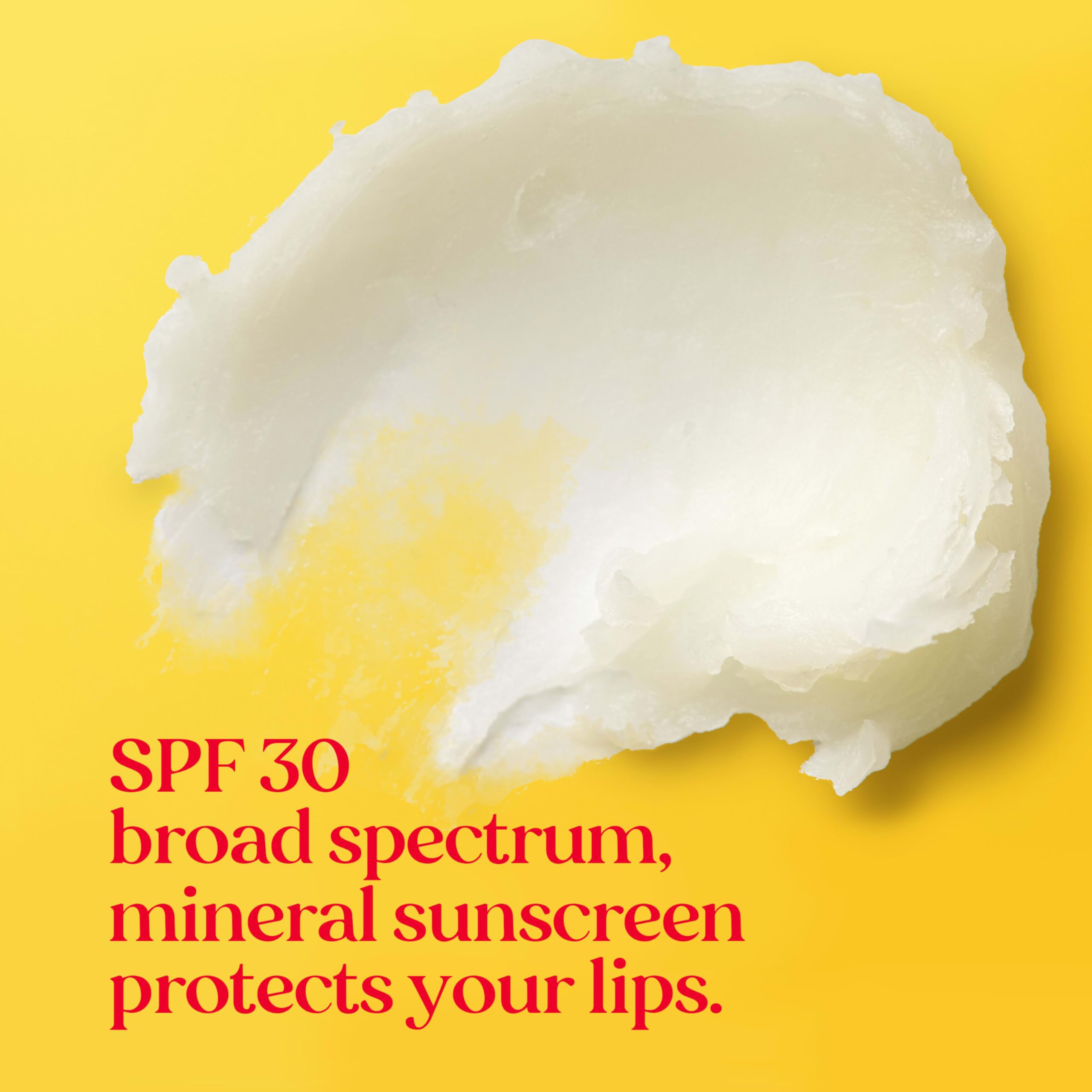Burts Bees SPF 30 Lip Balm, Beaches and Cream, Water-Resistant Sun Care, Nano-Free Zinc Oxide Formula, Natural Origin Conditioning Lip Treatment, 0.15 oz., Three Tubes