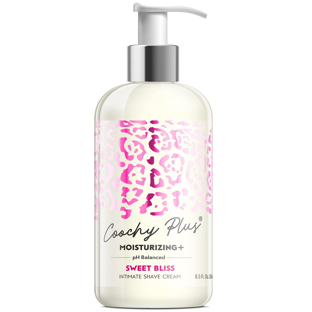Coochy Plus HydroLock MOISTURIZING+ 3-Steps Kit Intimate Shave Gift Set: NOURIA Pre-Shave Elixir Oil + Coochy Plus Shave Cream Sweet Bliss + Coochy Plus After Shave Protection Mist