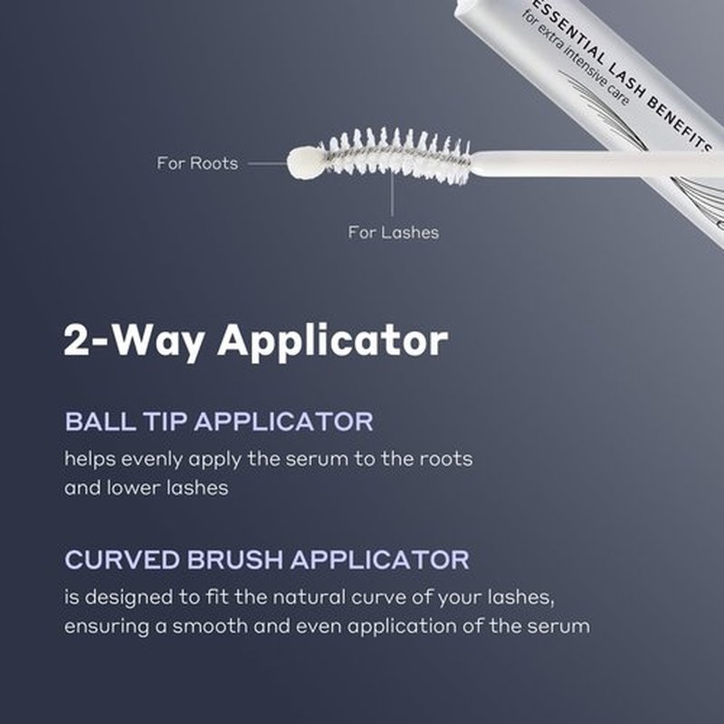 CELLEANSER Essential Lash Benefits-Eyelash Growth Serum, Advanced Formula to Enhance Longer, Fuller, and Thicker Lashes, 0.24 fl. oz.