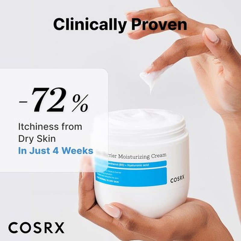 COSRX Skin Barrier Moisturizing Body Cream - 100-Hour Hydration for Extremely Dry Skin | Ceramide & Hyaluronic Acid | Unscented, Non-Greasy | 15.2 fl oz