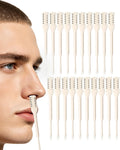 OZWLZV 20PCS Nose Hair Trimmer for Men & Women, 2-in-1 Nasal Hair Cutter, Manual & Portable Nose Trimmer, Double Sided Nose Hair Cutter, Nose Hair Remover with Cleaning Brush, Nose Razor