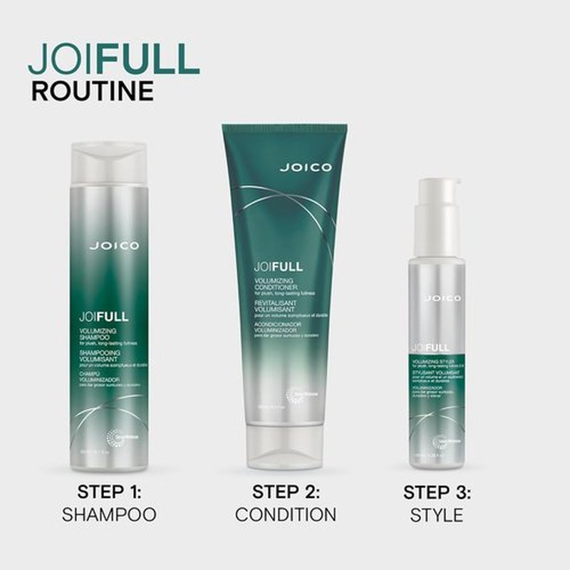 Joico JoiFULL Volumizing Conditioner - Instant Body & Long-Lasting Fullness for Fine Hair | Lotus Flower & Bamboo Extract