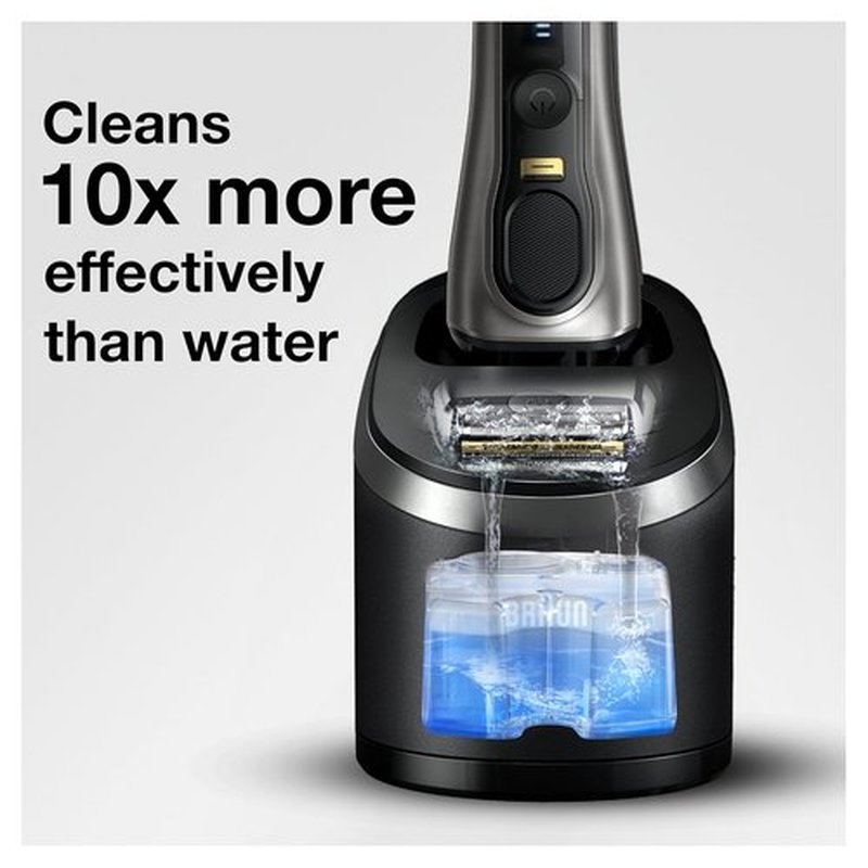 Braun Clean & Renew Refill Cartridges - Replacement Shaver Cleaner Liquid Solution | Pack of 10