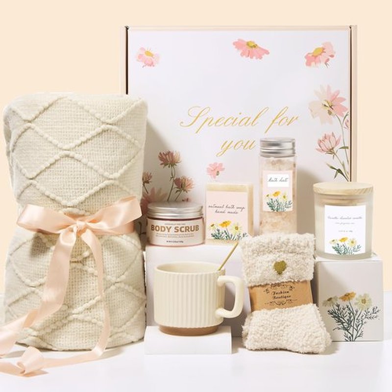 Get Well Gifts for Women – Birthday Spa Self Care Care Package, Hug in a Box Gifts for Women, Inspirational New Mom & Best Friend Gift