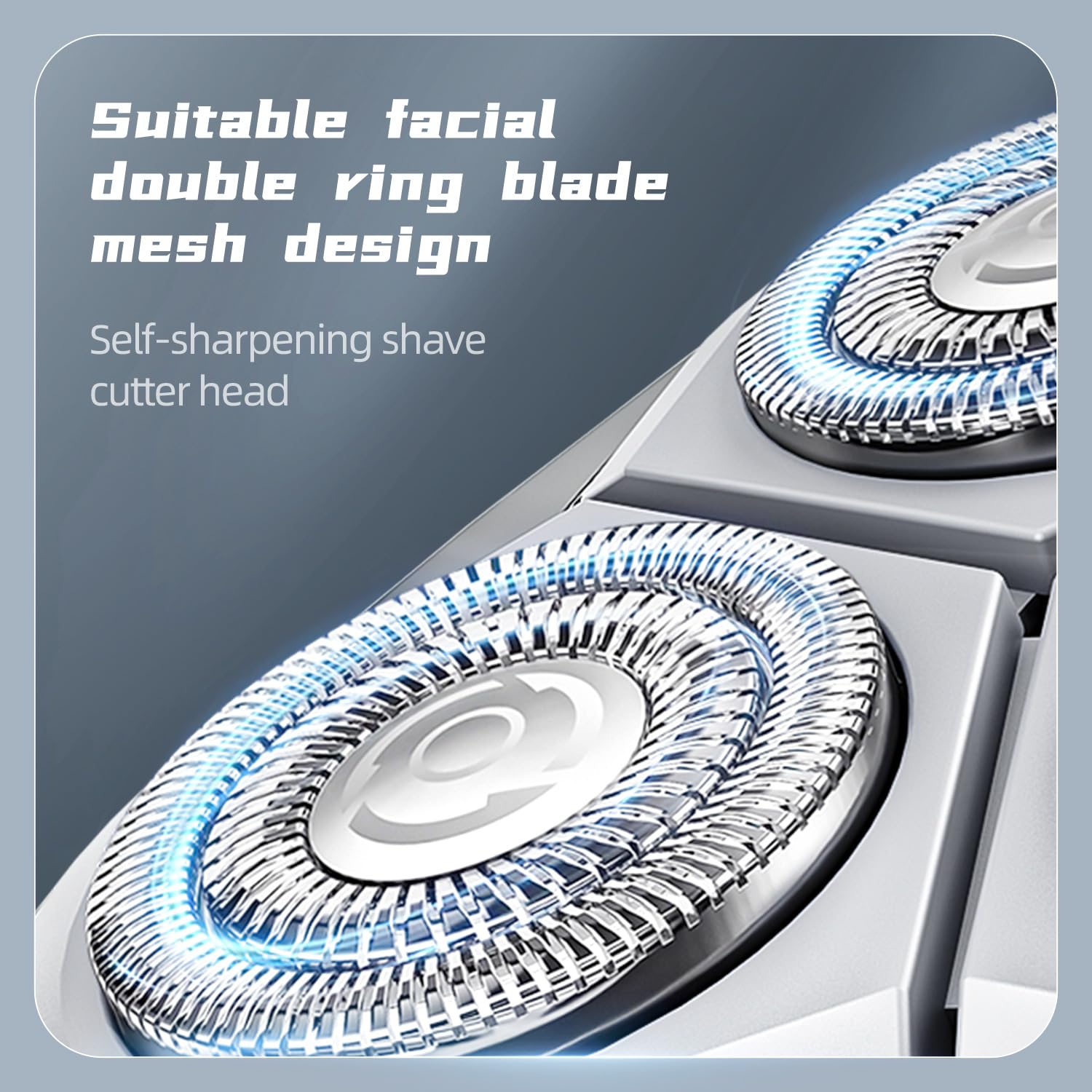 Men's Shaver Electric Rotary Razor 3D Floating Cutter Head Waterproof Shaving with Led Display X3 Series Gift