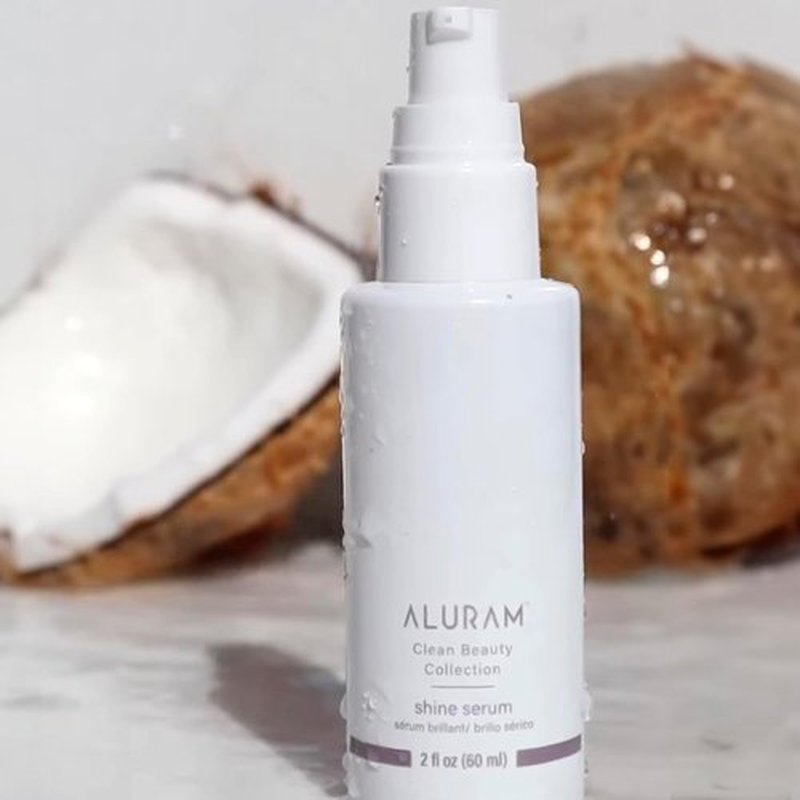 ALURAM Coconut Water Shine Serum - Frizz Control & Radiant Gloss for All Hair Types | 2 Fl Oz