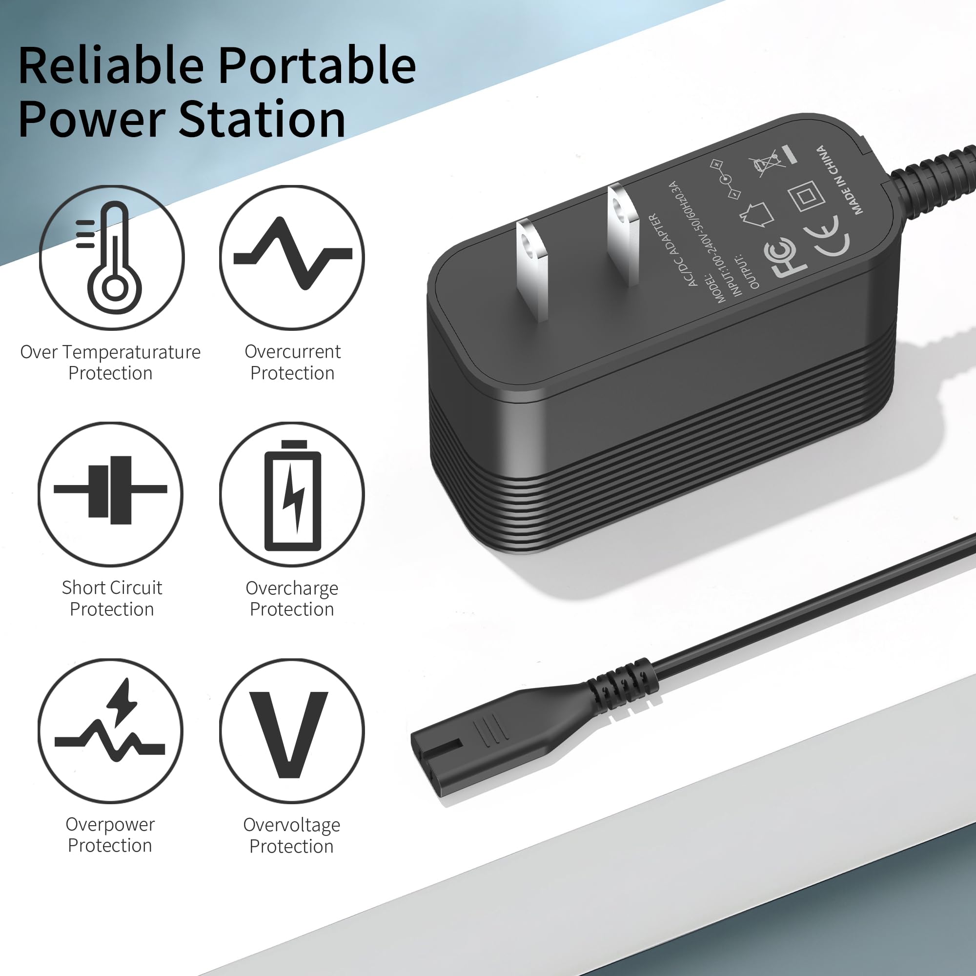 IOKOFJOA 5.9V Charger for Wahl Cordless Clipper Compatible with Wahl Bravura 1881-2800, Arco, Chromado, Motion, Mini Arco Animal Cordless Clippers, Replacement P/N 41870 41885