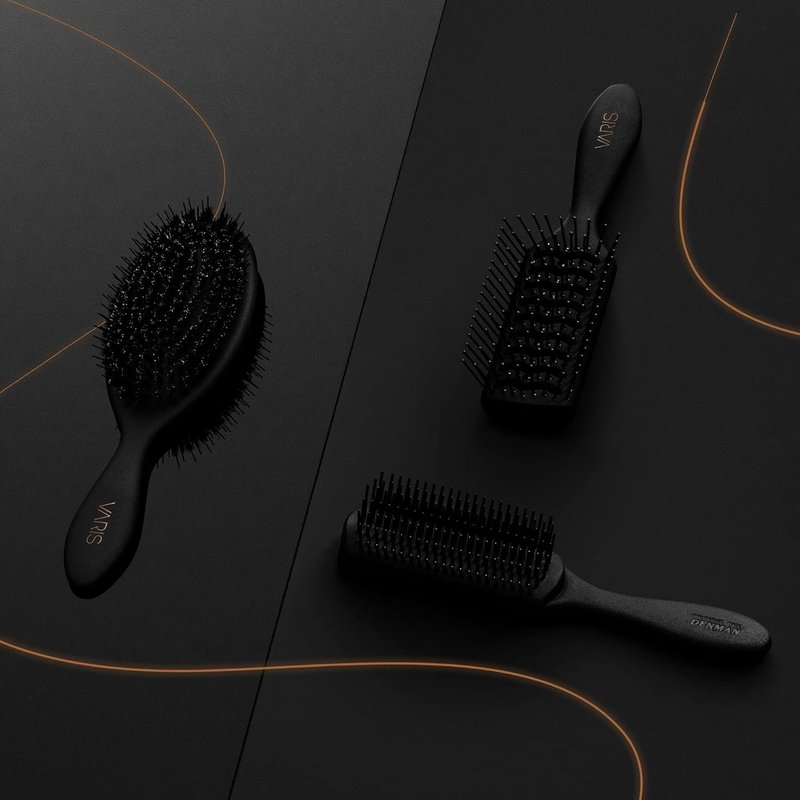 VARIS Smoothing Brush - Effortless Styling Tool for Silky, Frizz-Free Hair