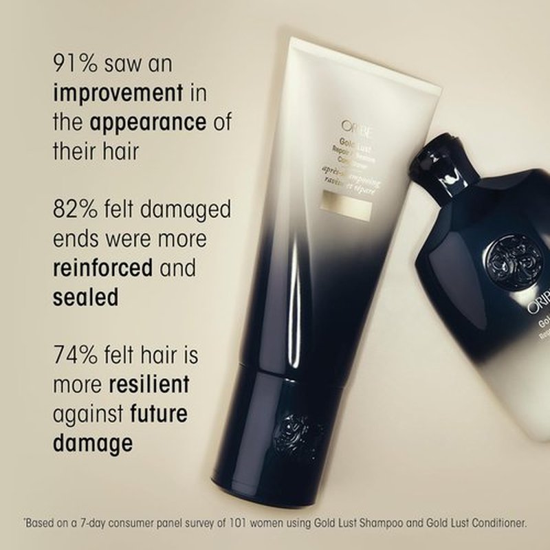 Oribe Gold Lust Repair & Restore Shampoo - Revitalize & Strengthen All Hair Types | 8.5 oz