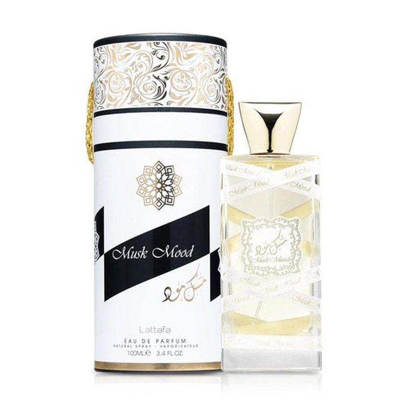 Lattafa Musk Mood Eau de Parfum Spray - Unisex Fragrance, 3.4 Ounce | Captivating Scent