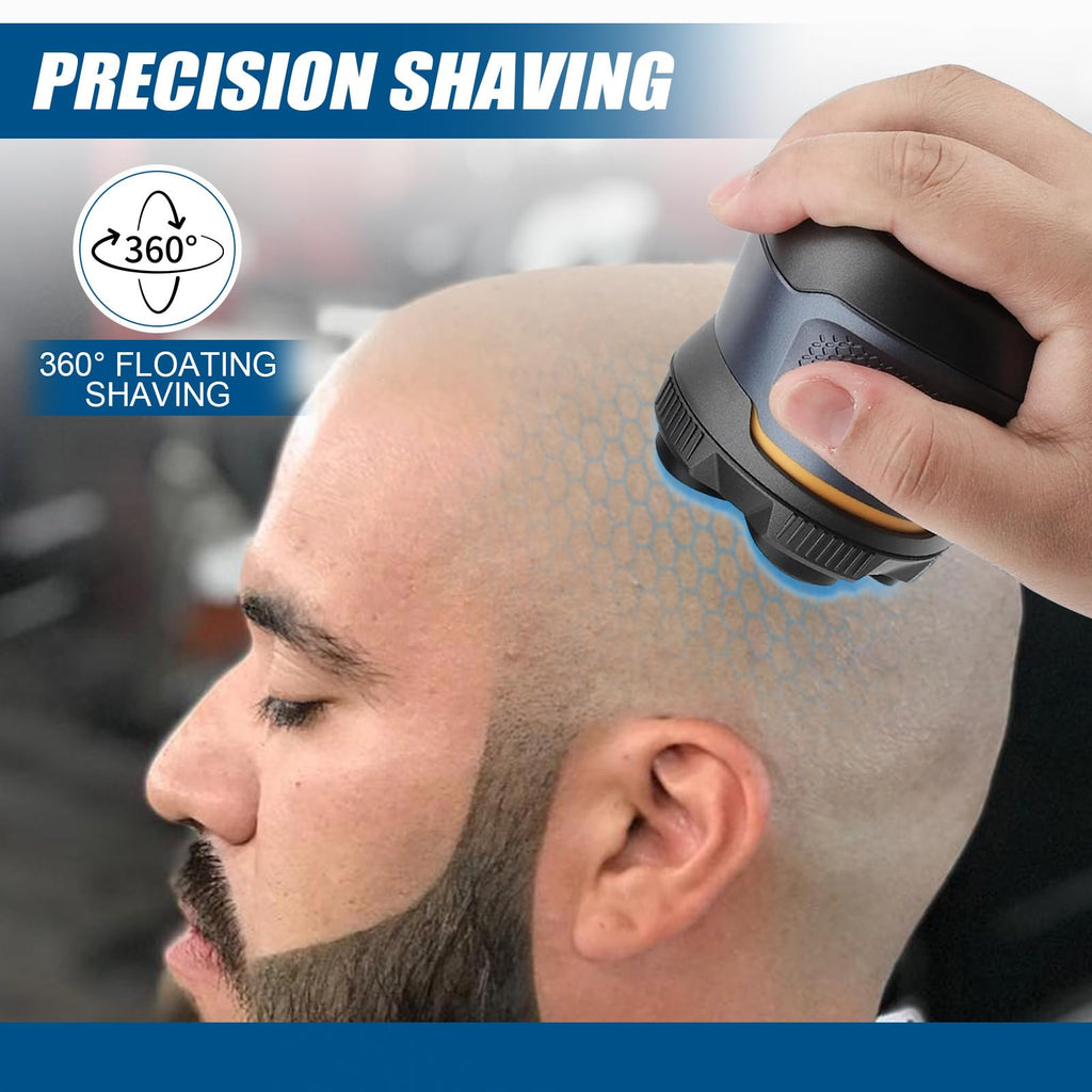 2 pcs 6 Blade Head Shaver Replacement Heads Compatible with Wyklaus Redbreak Detona DOAO Head Shaver