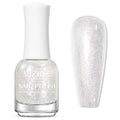 MIZHSE Translucent Shimmering Nail Polish, Quick Dry Clear Glitter White Nail Polish Air Dry Fast, 15ml High Glossy Sparkly Shiny Nail Art Salon Manicure Home