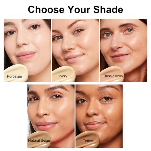 FV Waterproof Liquid Foundation - Hydrating, Long-Lasting Makeup for Normal & Dry Skin | Nourishing Ivory, 30ml