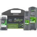 Dove Men+Care Shower Caddy Gift Set - Extra Fresh Body Wash, Deodorant & 2-in-1 Shampoo (4 Pieces)