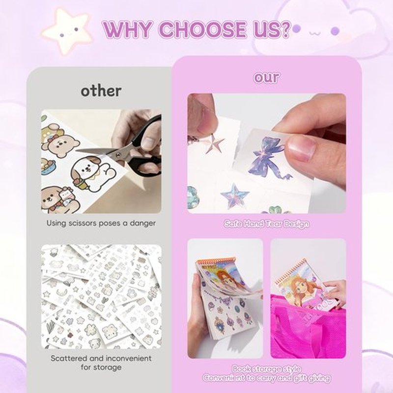 Pre-Cut 90+PCS Princess Temporary Tattoos for Kids, Safe Peel & Apply Fairy Jewelry Tattoos, Waterproof Birthday Party Favors for Girls