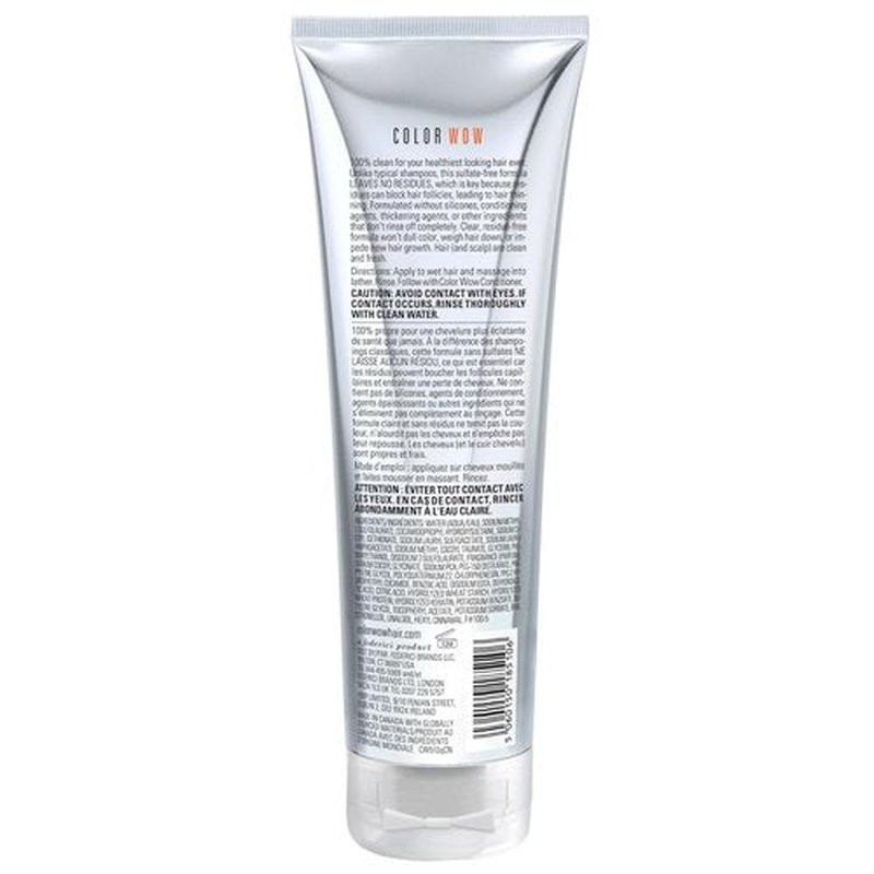 COLOR WOW Color Security Shampoo - Sulfate-Free & Residue-Free Formula | Healthy Hair & Scalp Care