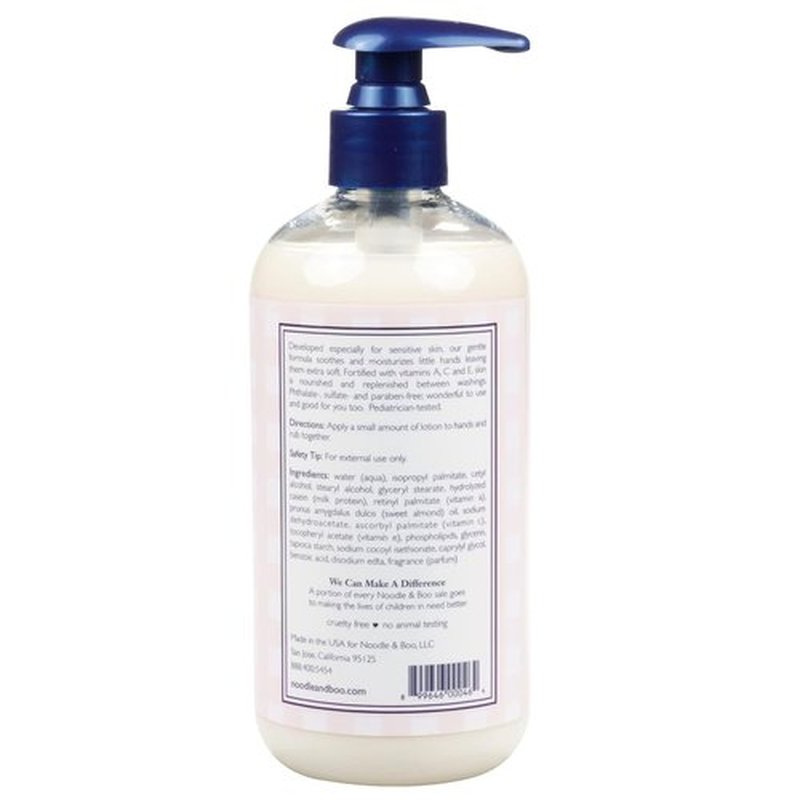 Noodle & Boo Wholesome Hand Lotion - Nourishing Formula for Soft Skin | 12 Fl Oz