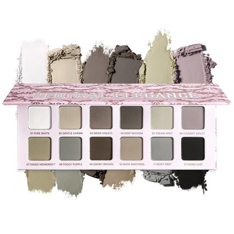 oygcee Matte Eyeshadow Palette, All Matte Cool-Toned Eye Shadows Pallet-Natural Soft Eye Makeup Compact Ultra-Pigmented Blendable Long Lasting Silkly Cream Texture Neutral Eyeshadow for Older Women