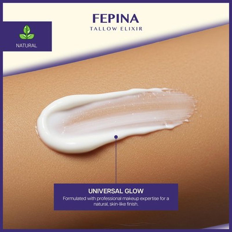 FEPINA Beef Tallow Hand Cream – Grass Fed Tallow Moisturizer for Face & Hands with Shea Butter & Manuka Honey (4.23 oz)