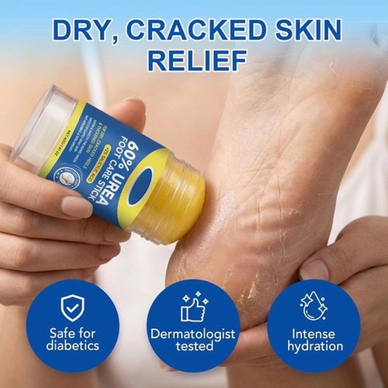 **Regine Switzerland 60% Urea Cream Stick - Maximum Strength Foot Cream for Dry Cracked Heels | Rapid Callus Remover**