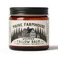 Maine Farmhouse Whipped Beef Tallow for Skin | Unscented Body Butter | Natural Face and Body Moisturizer | Honey, Beeswax and Botanicals | 2 fl oz