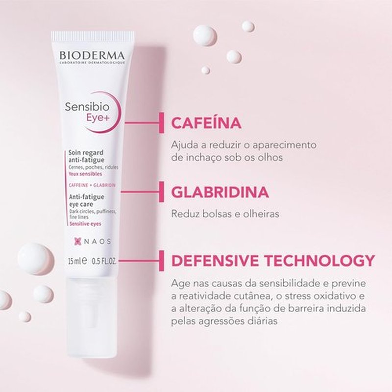 Bioderma Sensibio Eye Cream - Soothing Hydration for Sensitive Skin | 15 ml