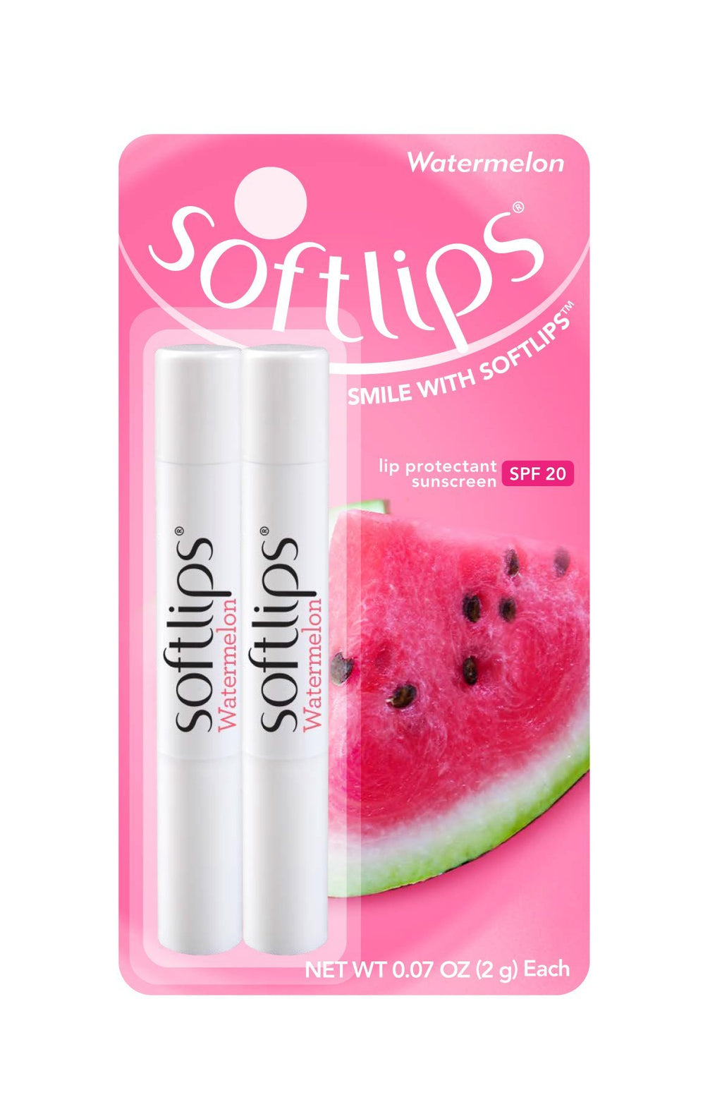 Softlips Protectant/Sunscreen SPF 20 Assorted Fun Flavors Lip Balm, 2 Count (Pack of 6)