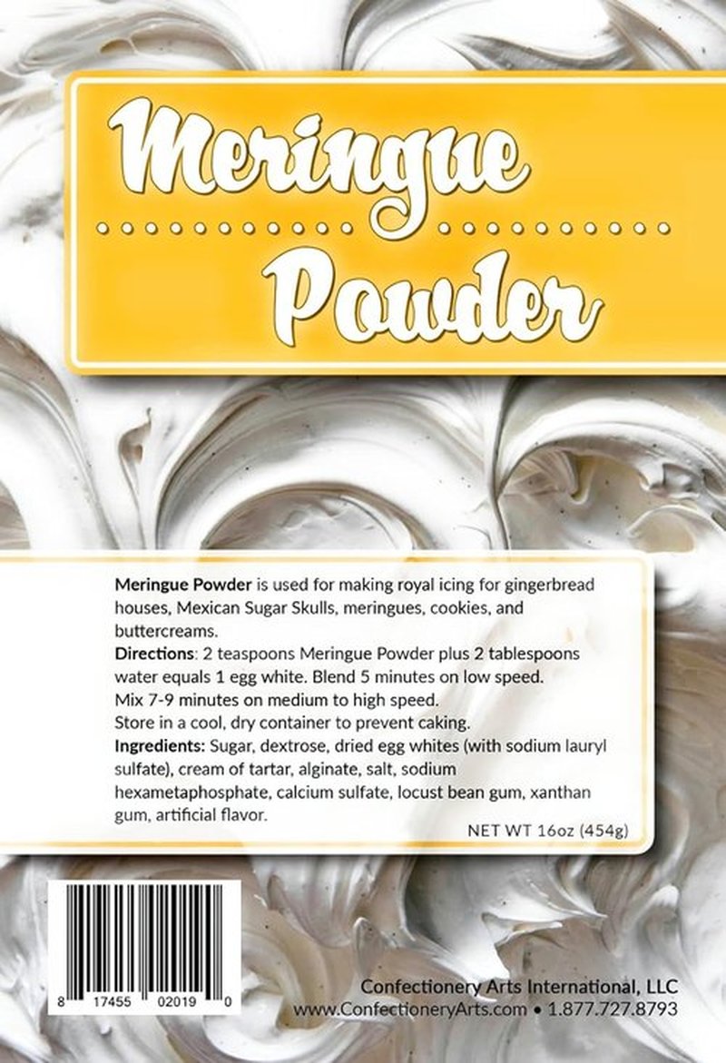 Meringue Powder by [Brand Name] - Versatile Egg White Substitute for Baking & Decorating | 1 Pound Pouch